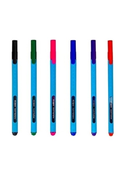 Fineliner Kalem 6 Renk PVC Malzeme ile Uzun Süreli Yazma Deneyimi modelleri