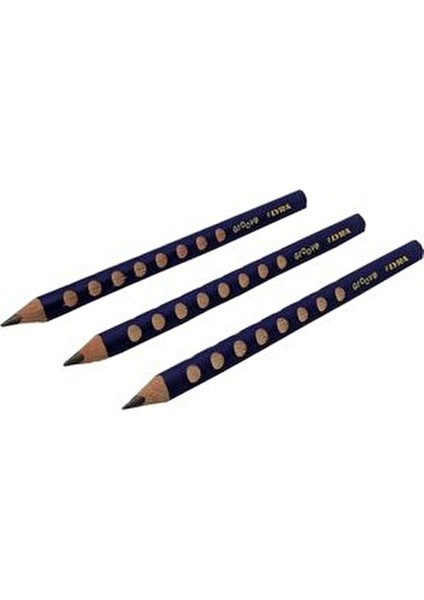 Groove Üçgen Alıştırma Kalemi Ergonomik Tasarım 3 Adet Mavi Renkli Kalemler modelleri