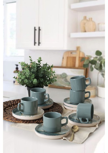 Colored Çay Takımı 12 Parça 6 Kişilik 19781 modelleri