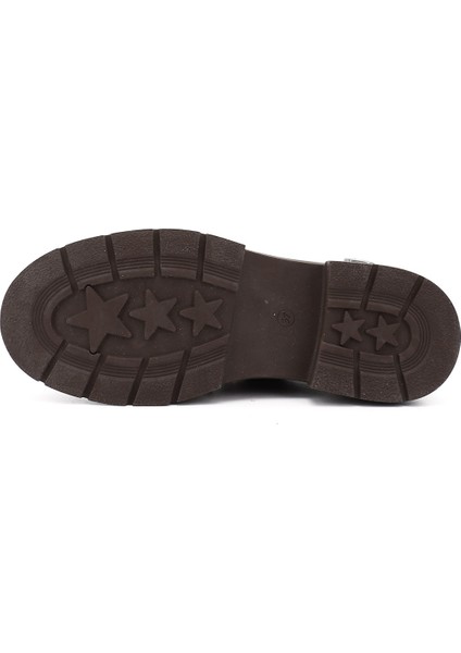 Kadın Kahve Bağcıklı Hakiki Deri Comfort Ayakkabı fırsatları