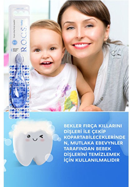 Baby Extra Soft Diş Fırçası 0-3 Ay Bebekler İçin Yumuşak Uçlu BPA İçermez indirimleri