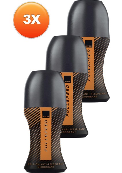 Full Speed Erkek Roll-On 50 Ml - 3 Adet modelleri