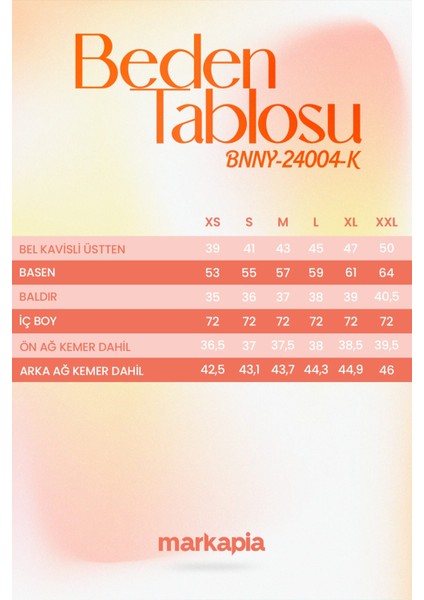 Kadın Yüksek Bel Skater Fit Jean Pantolon Lacivert