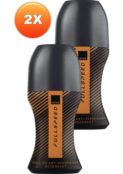 Full Speed Erkek Roll-On Deodorant - Aromatik Meyve Kokusu, Uzun Süre Kalıcı ve Canlandırıcı Etki, 2×50 ml modelleri