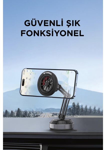 JX-060 Siyah Sarsılmaz Manyetik 360 Derece Ayarlanabilir Araç Içi Telefon Tutucu fiyatları