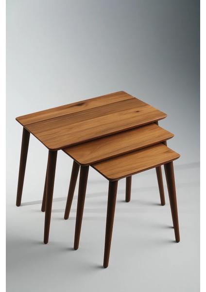 Istanbul 3'lü Zigon Sehpa %100 Mdf Ahşap fiyatları