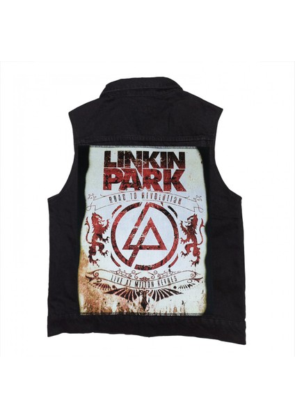 Linkin Park Siyah Kot Yelek