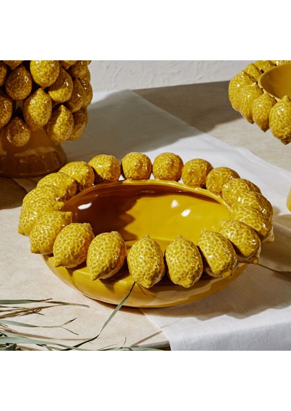 LEMON GROVE DEKORATİF KASE 37X37X14CM fırsatları