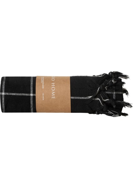 Edwın Siyah Çok Amaçlı Örtü 140X140