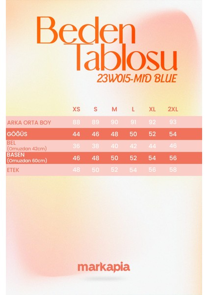 Kısa Kollu Önden Düğmeli Jean Elbise Mavi