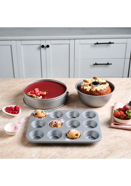 Luna Bake 3 Parça Kek Kalıbı Seti