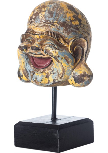 AHŞAP HAPPY BUDA BİBLO 20CM fiyatları