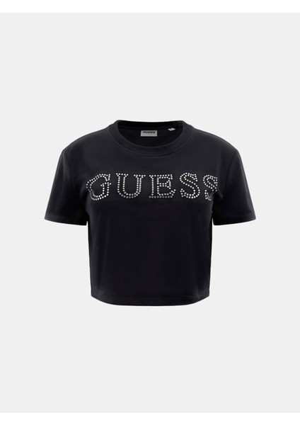 Kadife Kadın Crop T-Shirt V3BI01K0232 fırsatları
