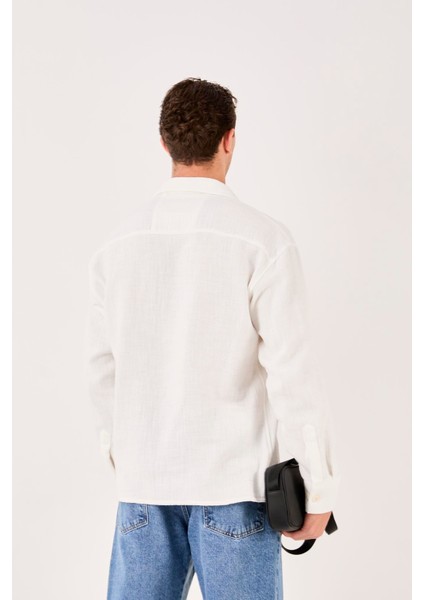 X-0001 Ayaklı Yaka Tek Cepli Uzun Kol Gömlek indirimleri