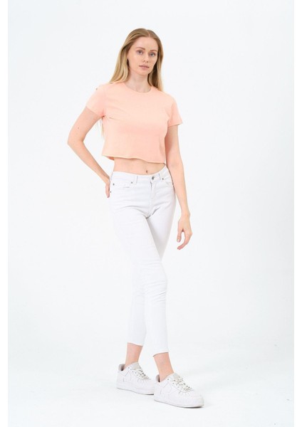 Kadın Kısa Kollu Oversize Crop indirimleri