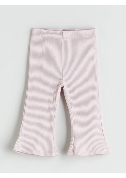 Lc Waıkıkı Ekru Çiçekli Kız Bebek Sweatshirt ve Tayt 2'li fırsatları