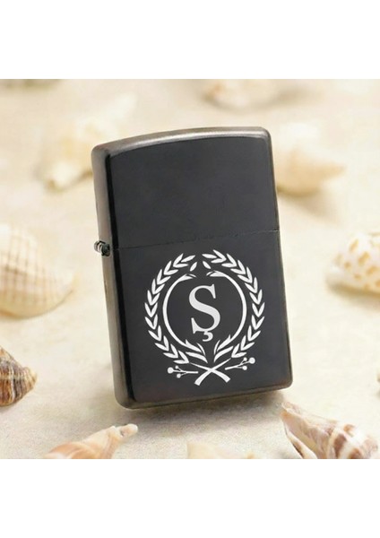Ş Harfli Kişiye Özel Harf Baskılı Benzinli Çakmak