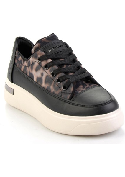 Siyah Leopar Kadın Sneaker K01179300822 fiyatları