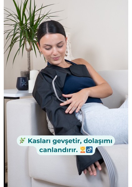 Hava Basınçlı 5 Odalı Bacak Kol Karın Giyilebilir Kontrol Panelli Lenf Drenaj Masaj Aleti fırsatları