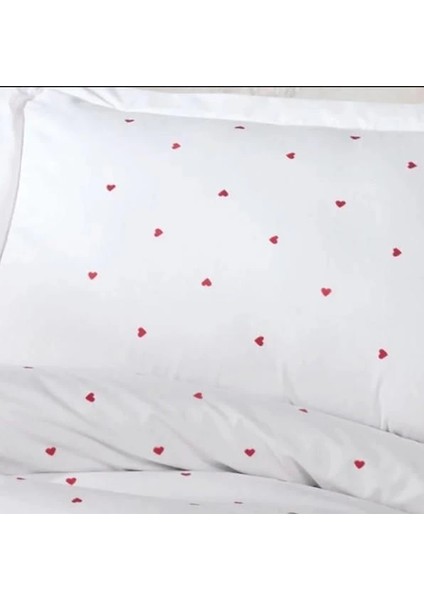 Hobby Çift Kişilik Poplin Premium Nakışlı Nevresim Lubow Beyaz modelleri