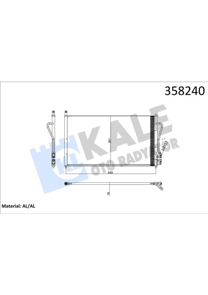 Klıma Radyatoru Focus Iı 1.4 16V 1.8tdcı 1.6 Zetec S 16V 98 04