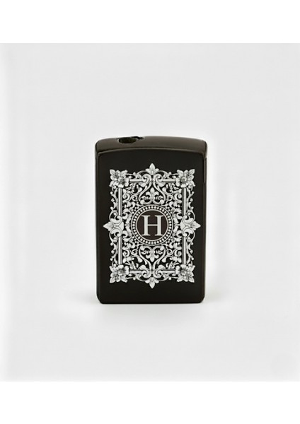 H Harfli Detaylı Kişiye Özel Harf Baskılı Gazlı Çakmak