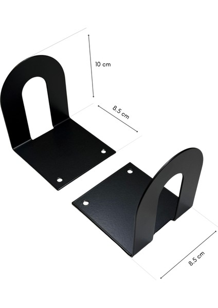 2'li Metal Kitap Desteği Kitap Tutucu (Ikili) Dekoratif Aksesuar fırsatları