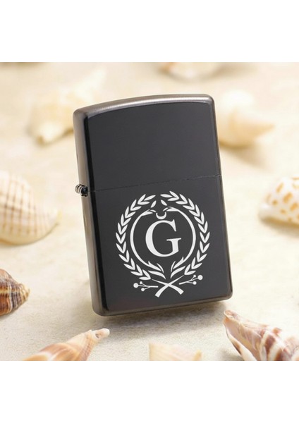 Ğ Harfli Kişiye Özel Harf Baskılı Benzinli Çakmak