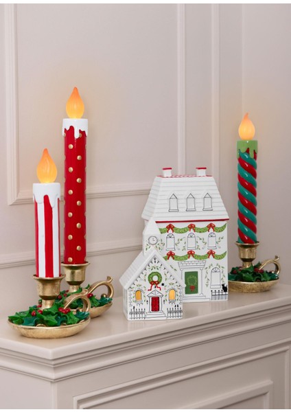 Dekoratif LED Işıklı Yılbaşı Evi 13X11X22 cm fırsatları