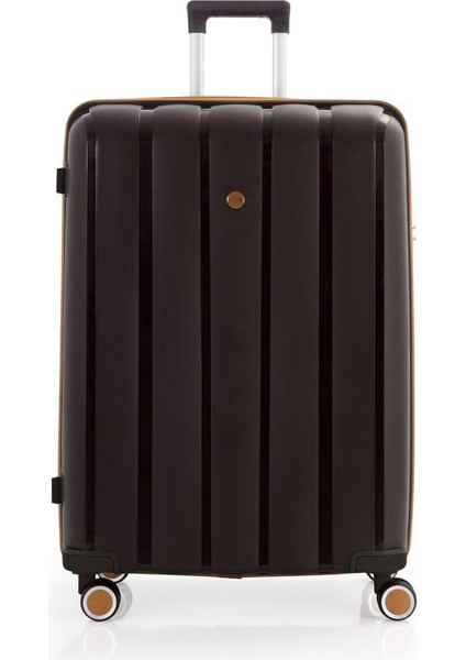 3lü Set Kırılmaz Silikon Valiz Bavul V305 Acı Kahve/şampanya fiyatları