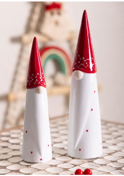Dekoratif Yılbaşı Süsü Şanş Cücesi 7X7X26 cm fırsatları