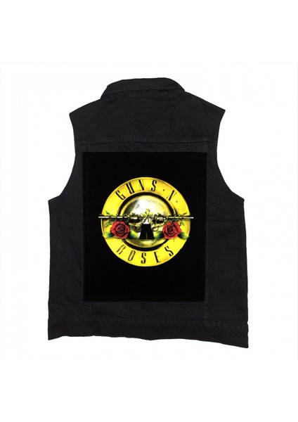 Guns N Roses Siyah Kot Yelek