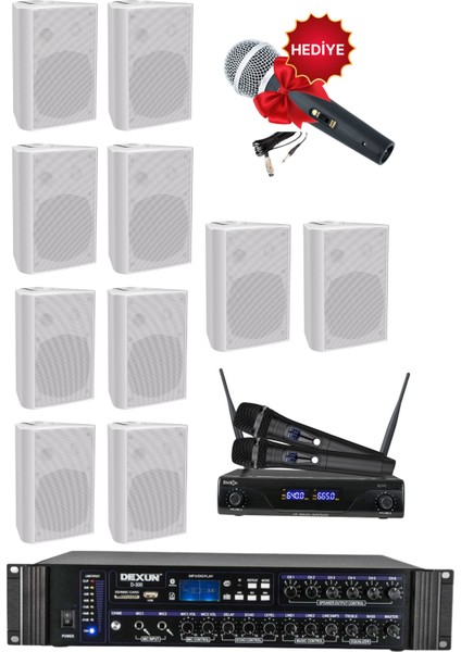 Drt-6 Sütun Hoparlör Mağaza Dükkan Kafe Seslendirme ve Okul Anons Sistemi modelleri