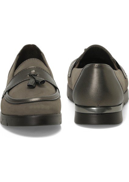 166539.NZ4PR Haki Kadın Loafer