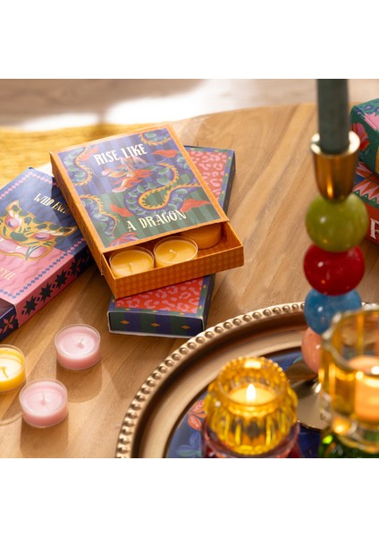 Misi Parafın Mum 12X16 cm Sarı