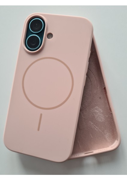 iPhone 16 Magsafe ile Uyumlu Yumuşak Soft Mükemmel Manyetik Esnek Lansman Silikon Kılıf