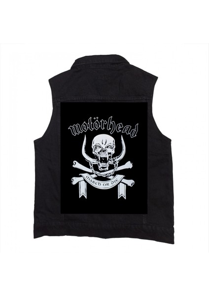 Motorhead March Or Die Siyah Kot Yelek