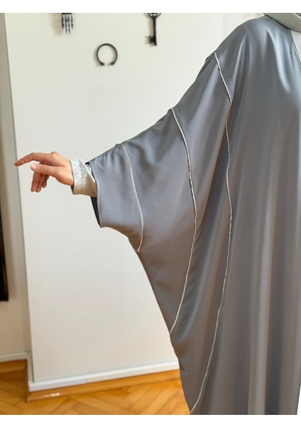 Biyeli Abaya Takım 5081
