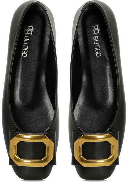 24K-506 4PR Siyah Kadın Babet