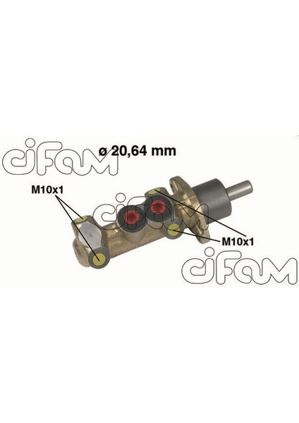 Cıfam 202044 - Ana Merkez Tmpr 1.4-1.6-1.8 90-96 Tıpo 1.4-1.6-1.8 81-95 20.6mm