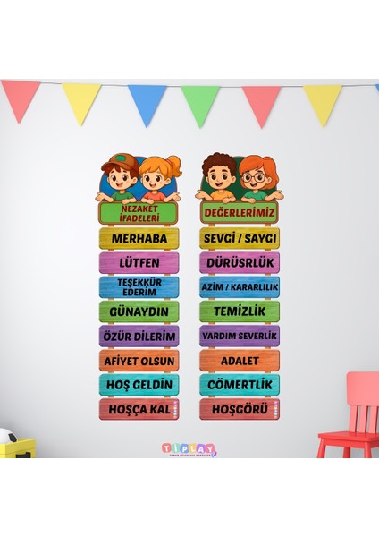 Nezaket Ifadeleri ve Değerlerimiz Panosu 01