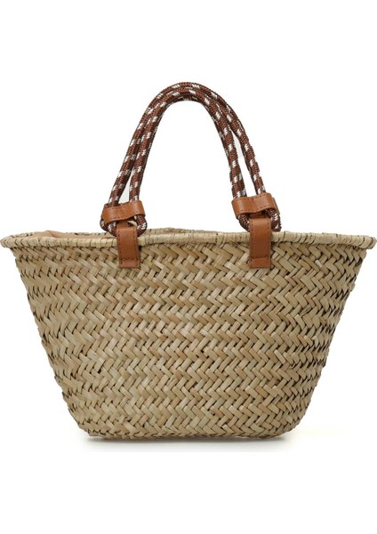 Hasır Bgck El 4fx Kum Kadın El Çantası