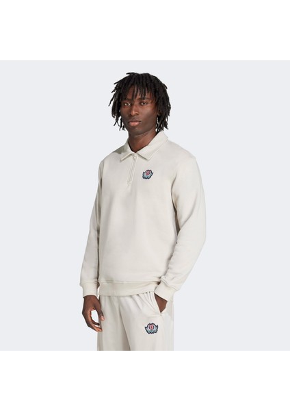 Erkek Bej Sweatshirt GRAPHIC HALF Z JX8172