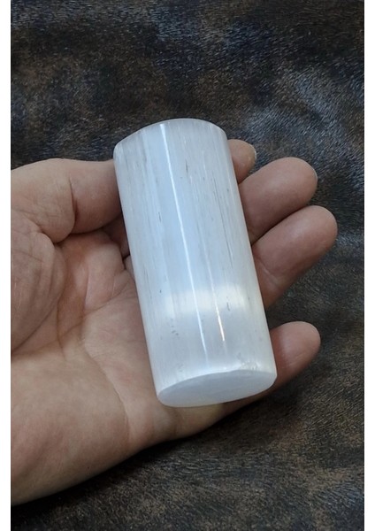 Beyaz Selenit Yoga Meditasyon Reiki Uyumlama Silindiri 8 cm modelleri