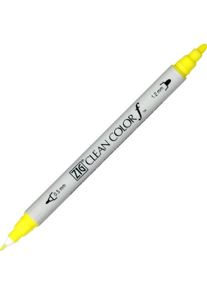 Clean Color F Çift Uçlu Kalem 051 Lemon Yellow