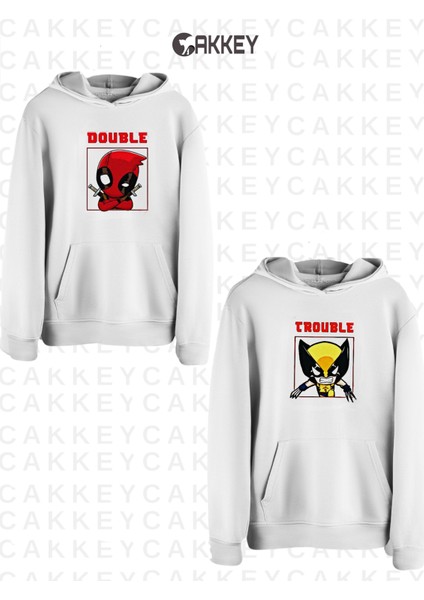 Deadpool&wolverine Couple Çift Sweatshirtleri