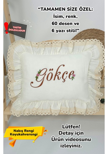 Müslin Yeni Doğan 4katlı Organik %100PAMUK Kişiye Özgü Nakışlı Hastane Çıkış Seti (Papatya Model-8)