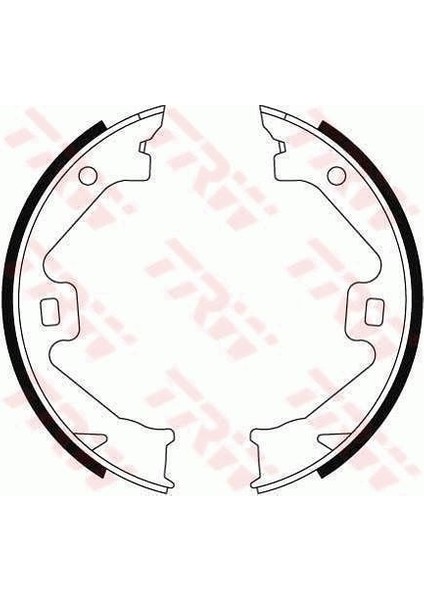 GS8469 - El Fren Pabuç Balata Rover 75 1.8 2.0 Cdt Cdti 2.5 99-05 Mg Zt 160-180 190 260 01-05 160×20