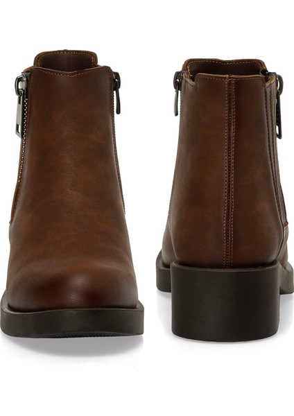 24K-855 4Pr Taba Kadın Düz Bot