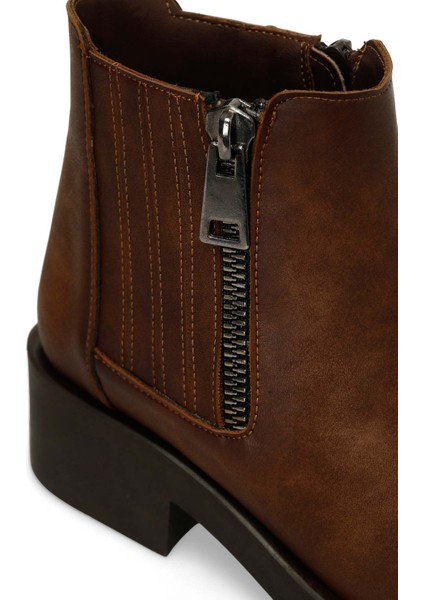 24K-855 4Pr Taba Kadın Düz Bot